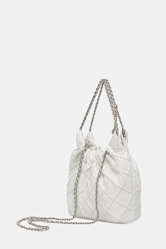 Akcesoria Tory Burch torebka skórzana Fleming 164022.100 biały