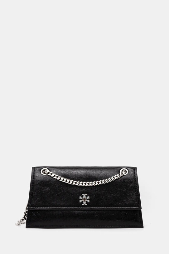 Tory Burch torebka skórzana Kira Turnlock skóra licowa czarny 167058.001