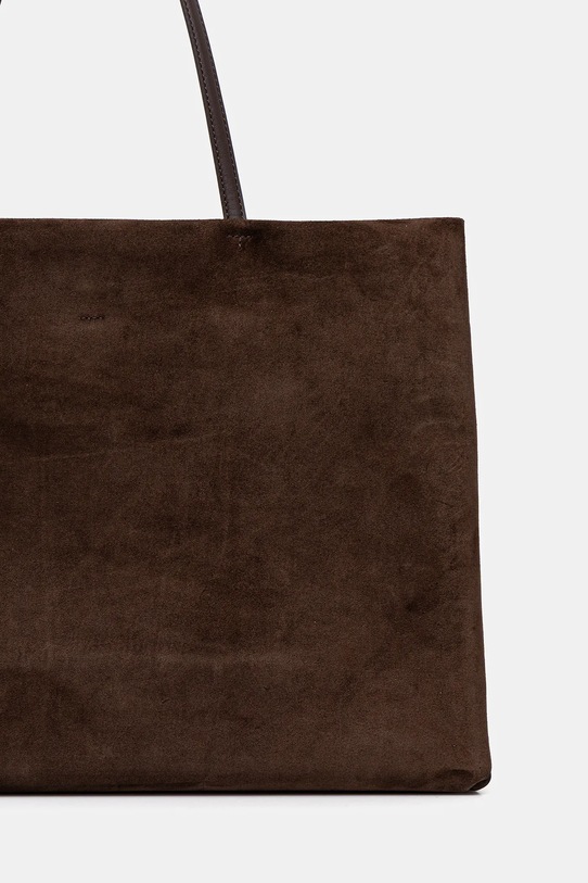 Akcesoria Tory Burch torebka zamszowa Ella Suede 170980.200 brązowy