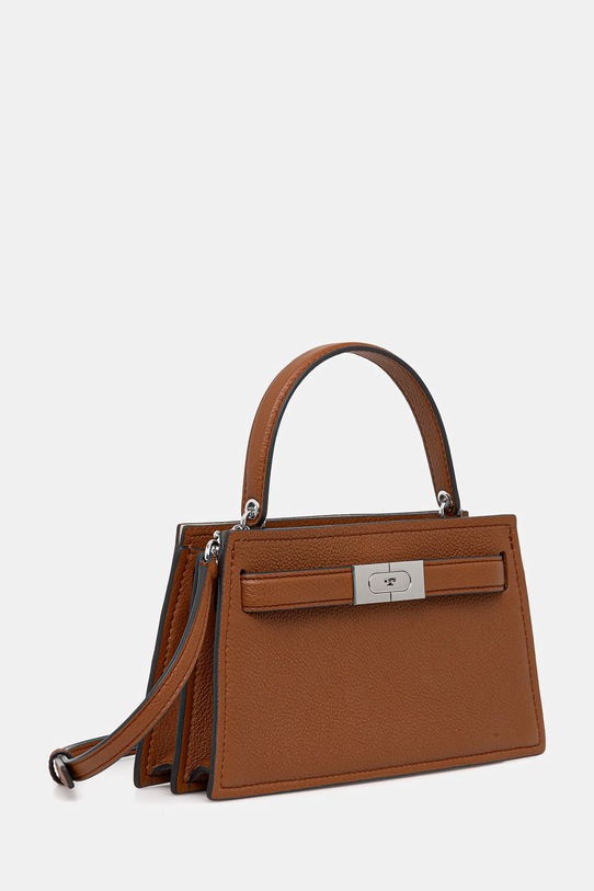 Tory Burch torebka skórzana Lee Radziwill 175603.200 brązowy SS26