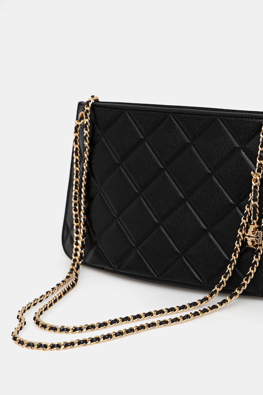 Αξεσουάρ Δερμάτινη τσάντα Tory Burch Fleming 176623.001 μαύρο