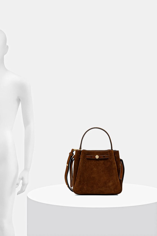 Tory Burch torebka zamszowa Romy Suede 174221.200