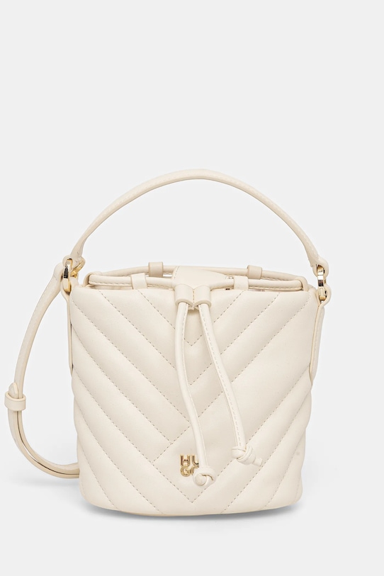 HUGO torebka Chris 2.0 QU_Drawstr nie mieści A4 beżowy 50557907