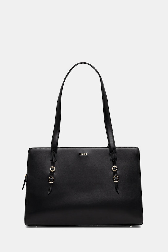 HUGO torebka Syndra_Tote mieści A4 czarny 50557931
