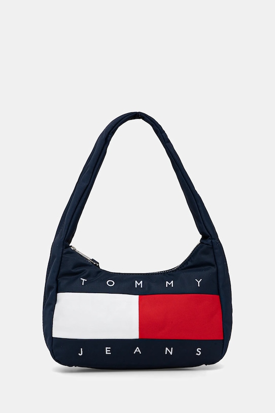 Tommy Jeans torebka aplikacja granatowy AW0AW18074
