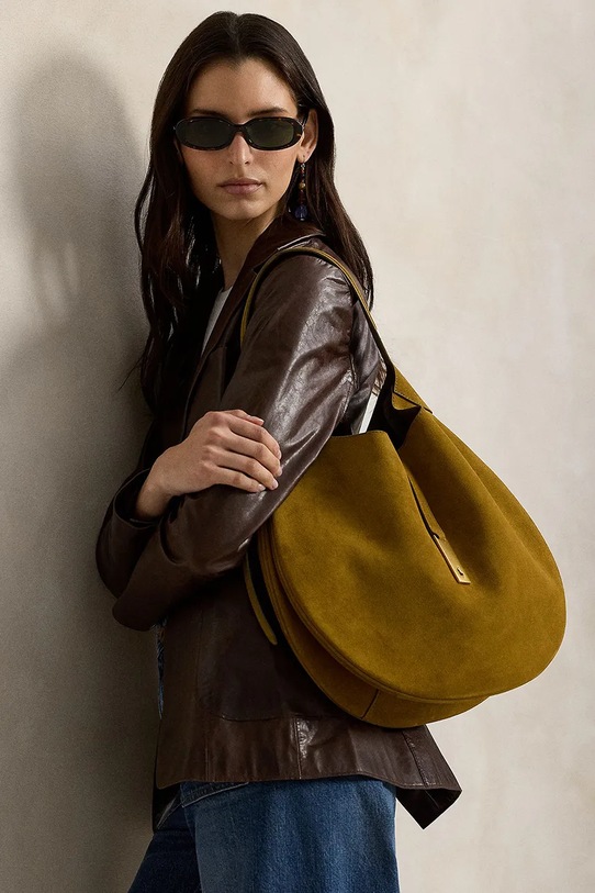 Polo Ralph Lauren torebka zamszowa 428922881