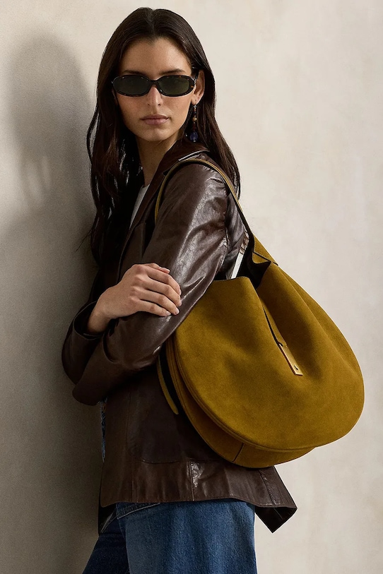 Polo Ralph Lauren torebka zamszowa 428922881