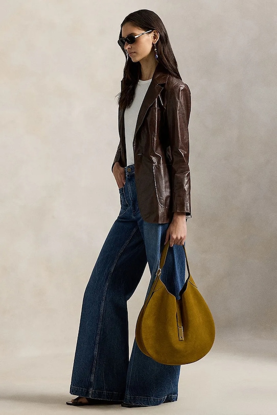 Polo Ralph Lauren torebka zamszowa 428922881