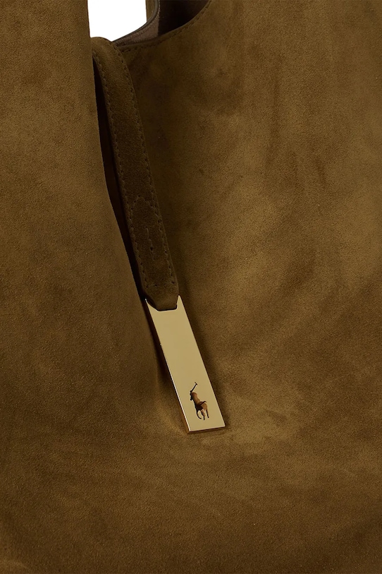 Polo Ralph Lauren torebka zamszowa 428922881 brązowy