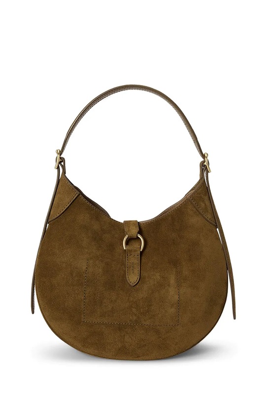 Doplňky Semišová kabelka Polo Ralph Lauren 428944015 hnědá