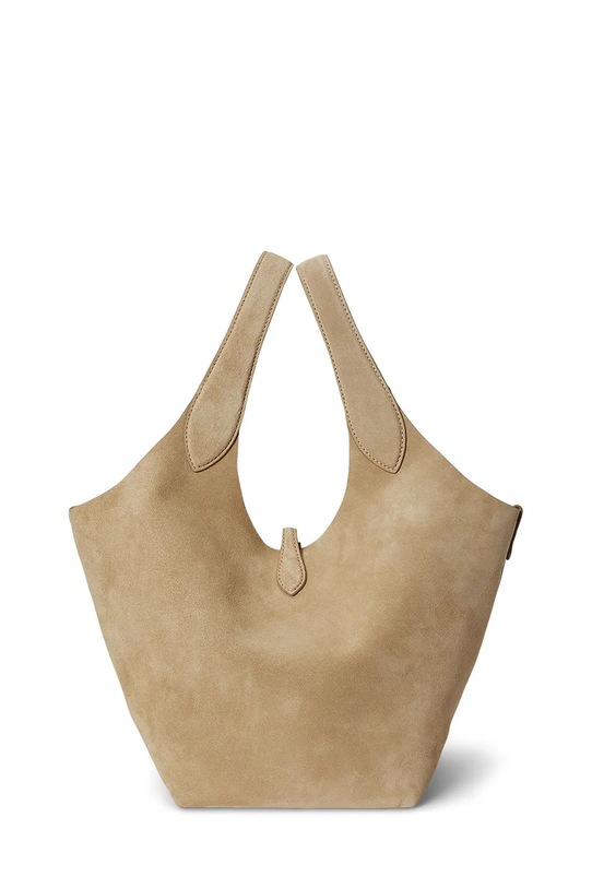 Doplnky Semišová kabelka Polo Ralph Lauren 428972996 béžová