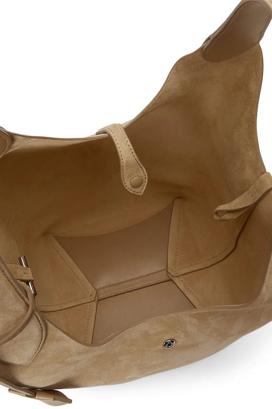 Polo Ralph Lauren torebka zamszowa beżowy 428972996