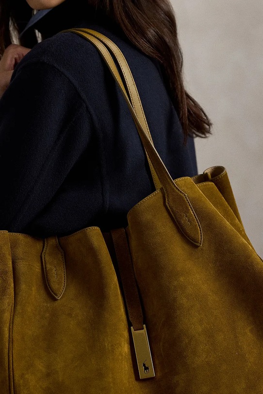 Semišová kabelka Polo Ralph Lauren 428960630