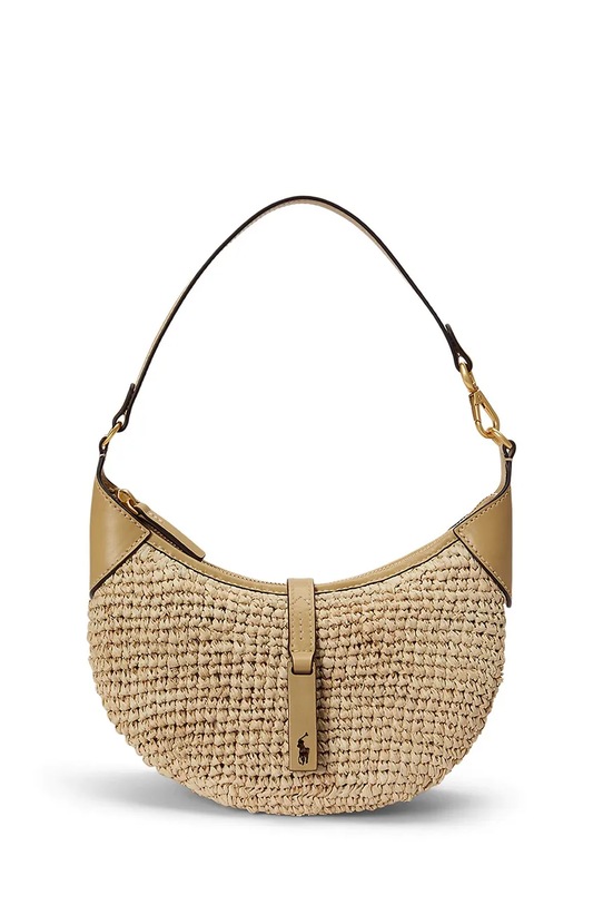 Polo Ralph Lauren torebka skóra licowa beżowy 428P05475