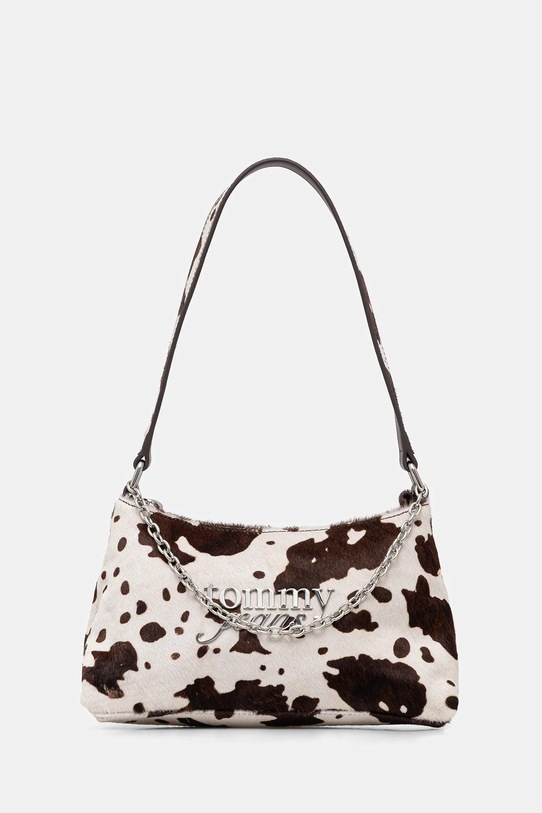 Tommy Jeans torebka skórzana skóra licowa brązowy AW0AW18062