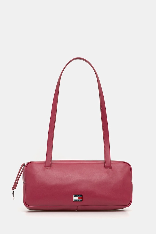 Kabelka Tommy Jeans imitácia kože ružová AW0AW18075