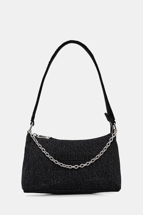 Tommy Jeans torebka jeansowa nie mieści A4 czarny AW0AW18083