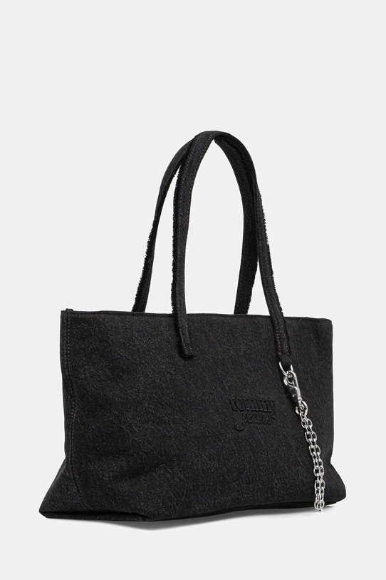 Tommy Jeans torebka bawełniana AW0AW18268 czarny SS26