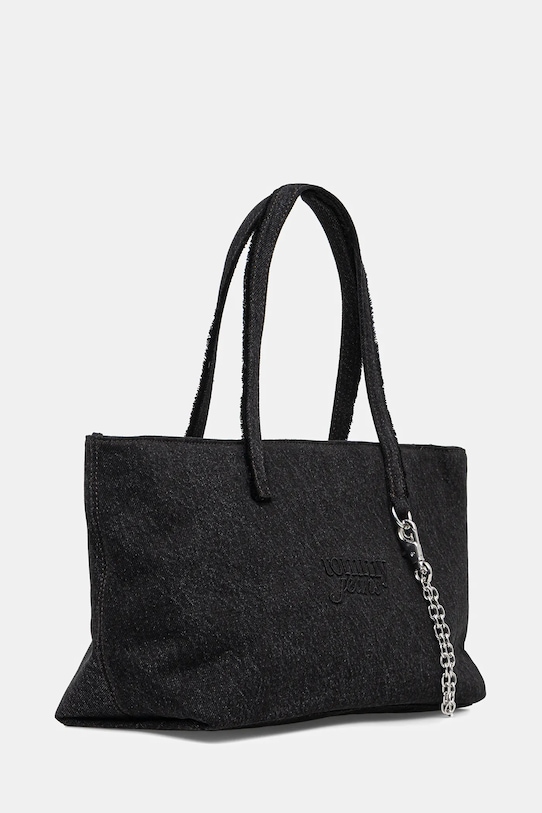 Tommy Jeans torebka bawełniana AW0AW18268 czarny SS26