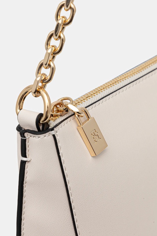 Tommy Hilfiger torebka skórzana beżowy AW0AW18143