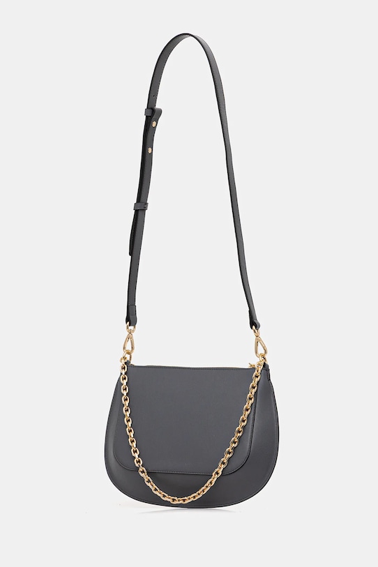 Tommy Hilfiger torebka skórzana szary AW0AW18143