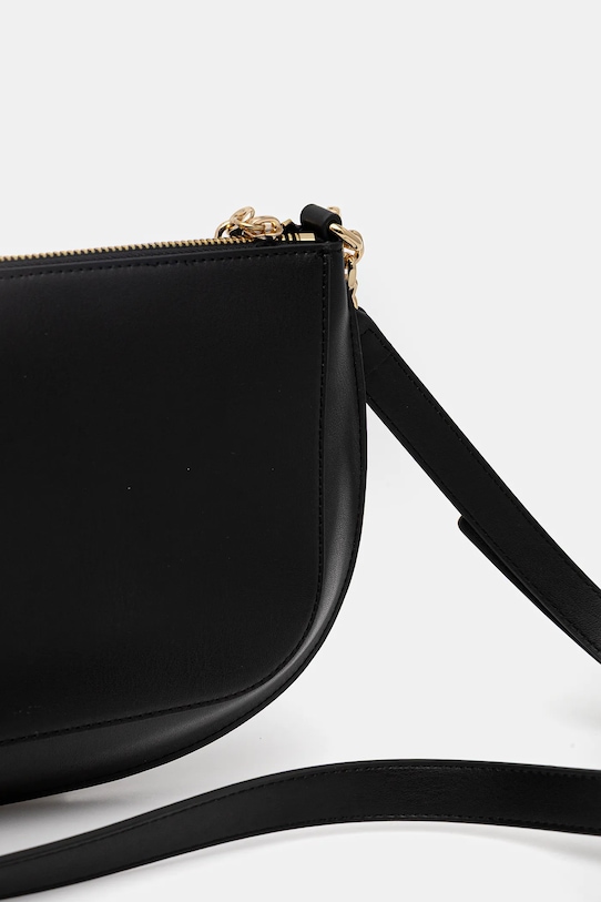 Tommy Hilfiger torebka skórzana czarny AW0AW18143