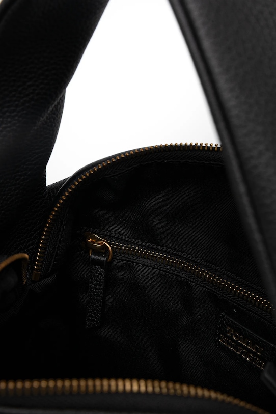 Tommy Hilfiger torebka skórzana AW0AW18152 czarny