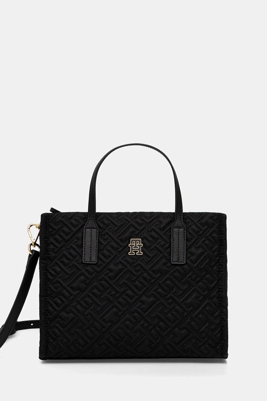 Tommy Hilfiger torebka skóra licowa czarny AW0AW18162