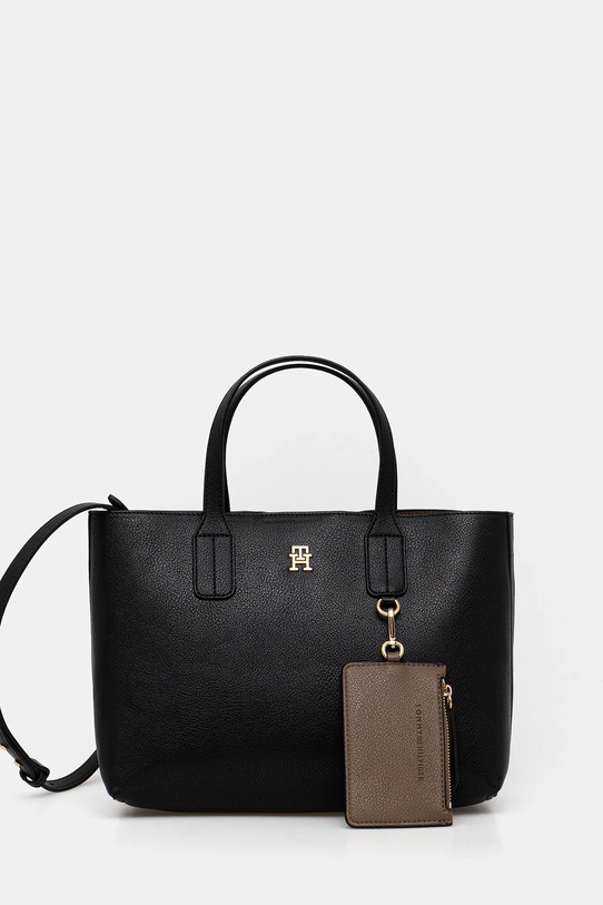 Tommy Hilfiger torebka nie mieści A4 czarny AW0AW18233