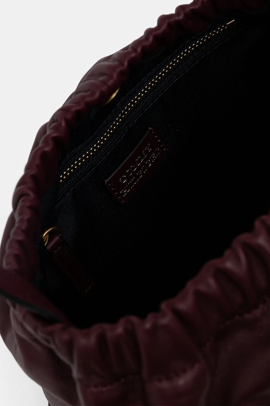 Tommy Hilfiger torebka skórzana AW0AW18307 bordowy