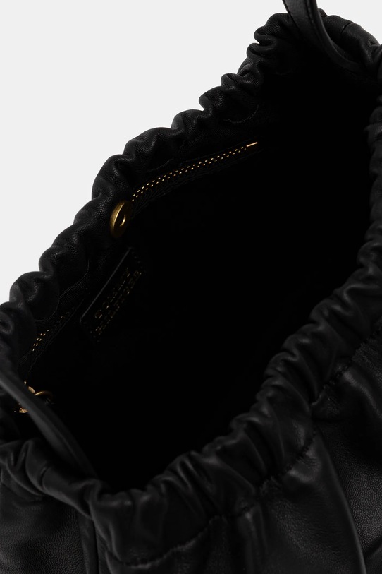 Tommy Hilfiger torebka skórzana czarny AW0AW18307