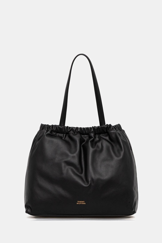 Tommy Hilfiger torebka skóra licowa czarny AW0AW18308