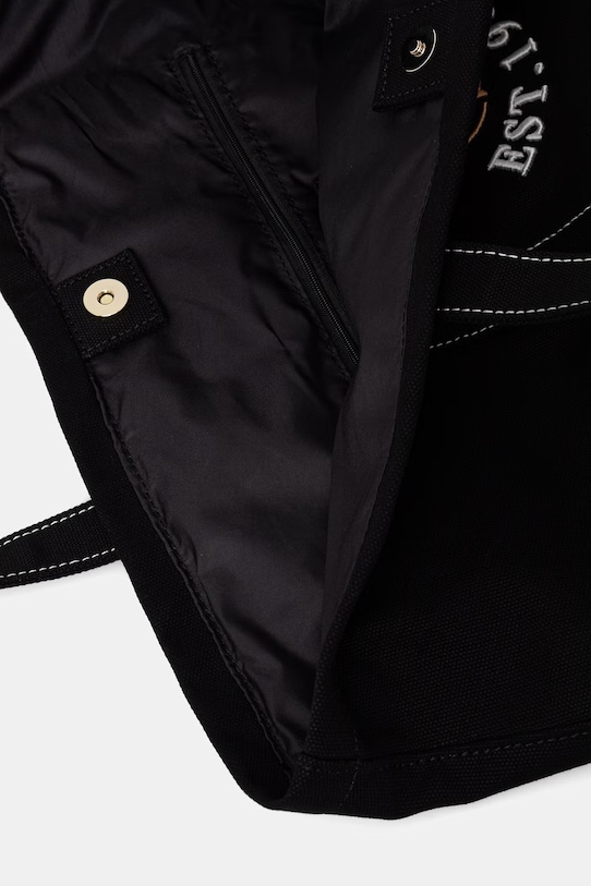 Guess torebka bawełniana V6RZ04.WL000 czarny