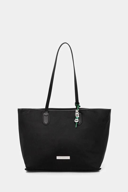 Karl Lagerfeld torebka IKON mieści A4 czarny B1W30012