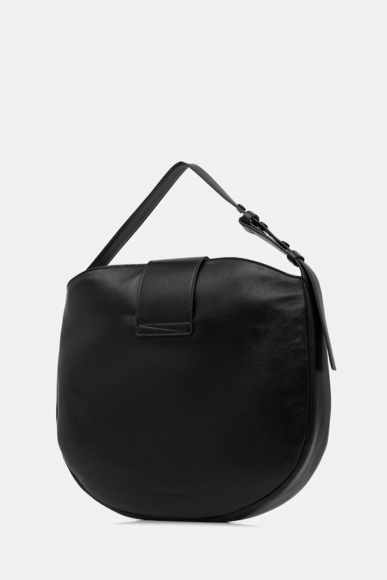 Akcesoria Karl Lagerfeld torebka skórzana K/SIGNATURE B1W30200 czarny