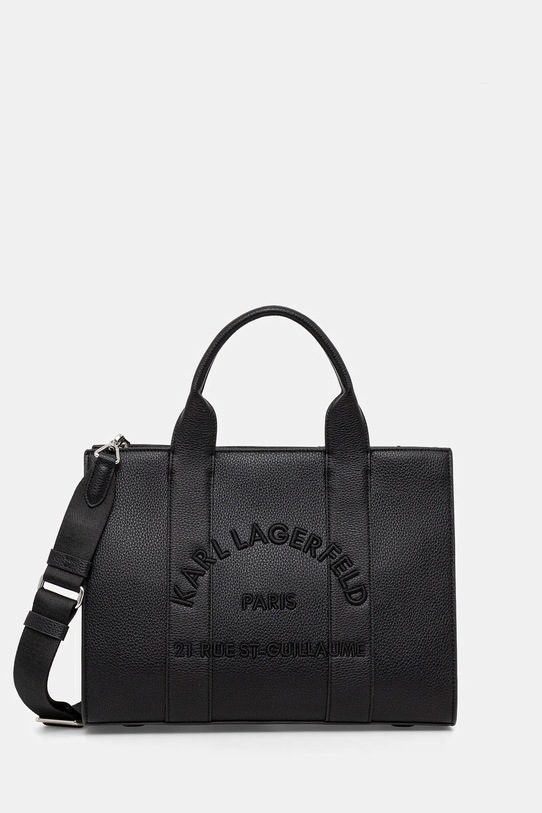 Τσάντα Karl Lagerfeld K/RSG MD απλικέ μαύρο B1W30041