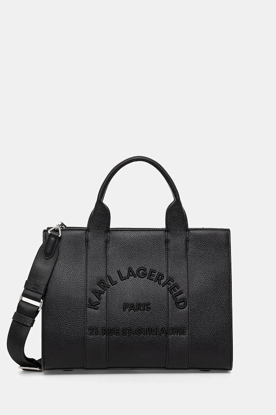 Karl Lagerfeld torebka K/RSG MD nie mieści A4 czarny B1W30041