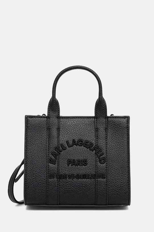 Karl Lagerfeld torebka K/RSG MN nie mieści A4 czarny B1W30042