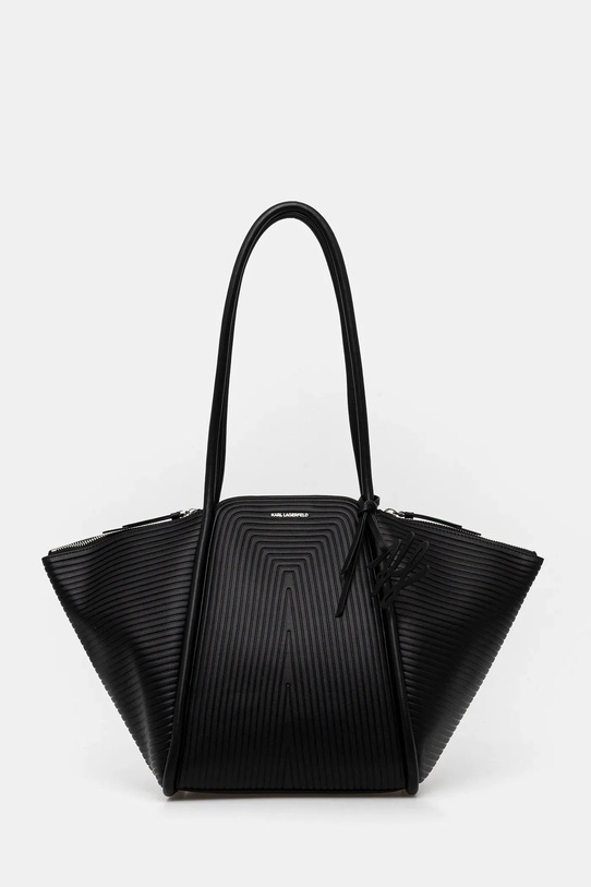 Karl Lagerfeld torebka K/WELLEN MD mieści A4 czarny B1W30043