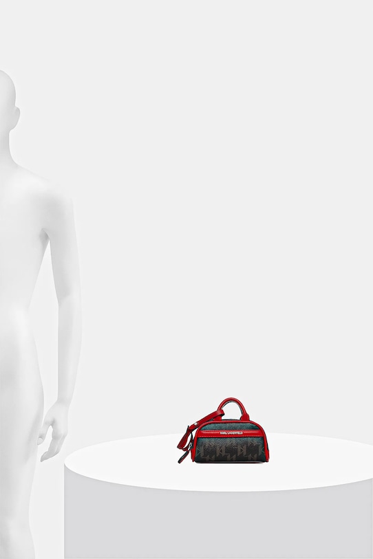 Karl Lagerfeld saszetka IKON MONOGRAM B1W32019 brązowy