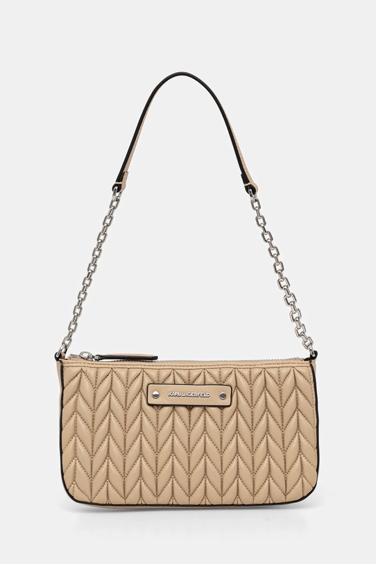 Karl Lagerfeld torebka K/WEAVE nie mieści A4 beżowy B1W32031