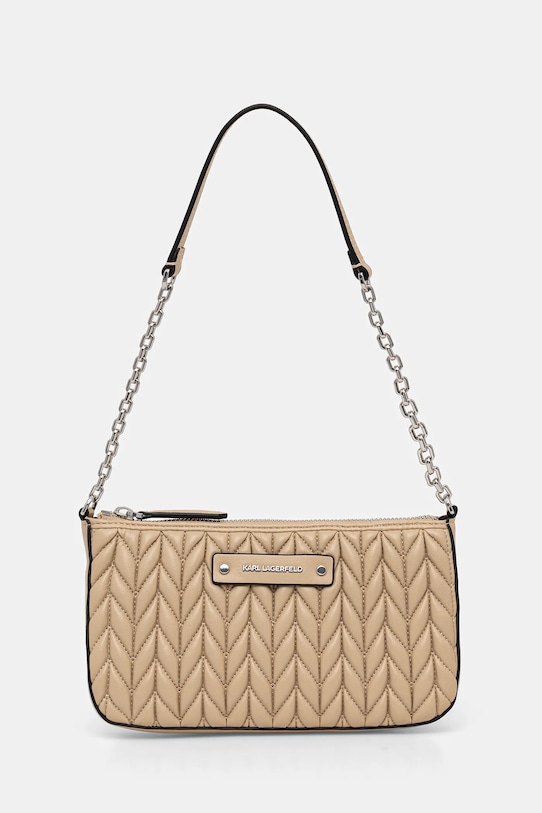 Karl Lagerfeld torebka K/WEAVE nie mieści A4 beżowy B1W32031