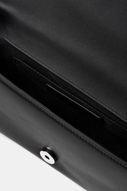 Karl Lagerfeld torebka skórzana K/SIGNATURE B1W30046 czarny