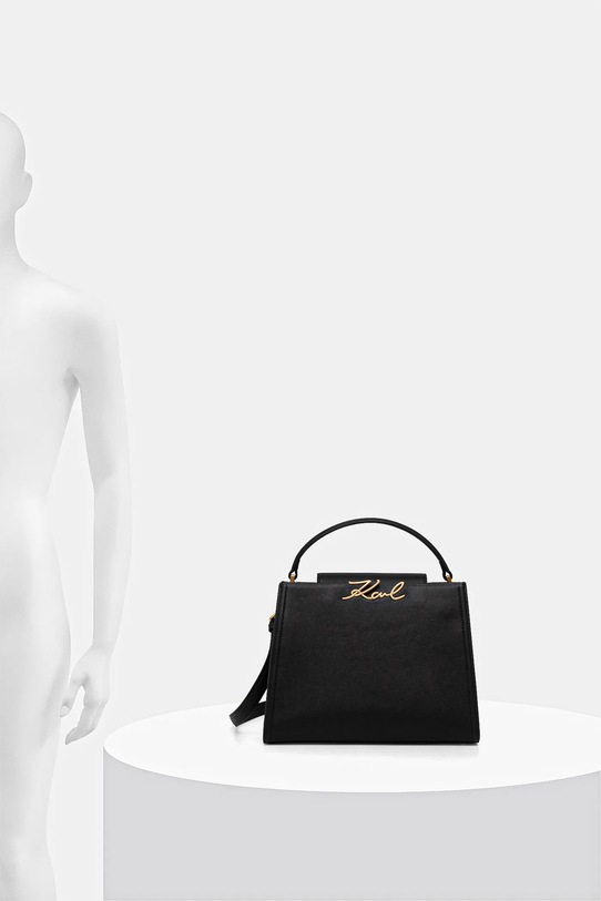 Karl Lagerfeld torebka skórzana K/SIGNATURE B1W30058