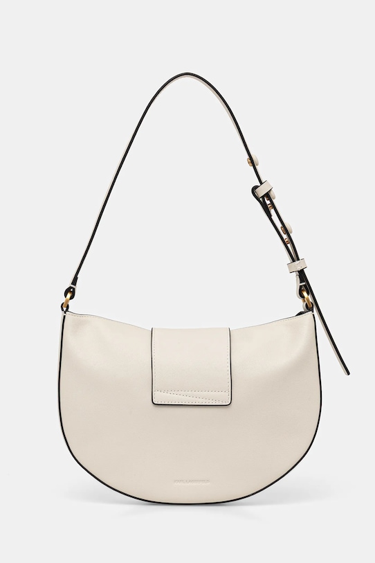 Αξεσουάρ Δερμάτινη τσάντα Karl Lagerfeld K/SIGNATURE B1W30059 λευκό