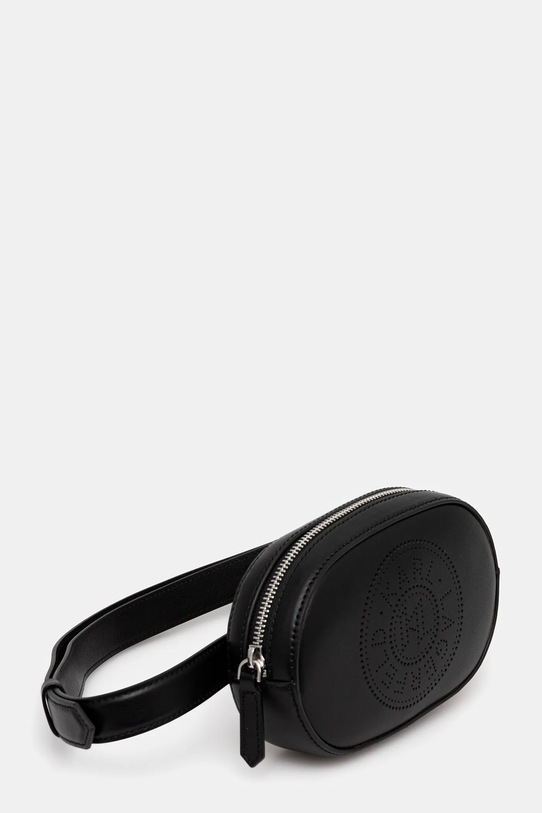 Karl Lagerfeld nerka skórzana K/CIRCLE B1W30075 czarny SS26