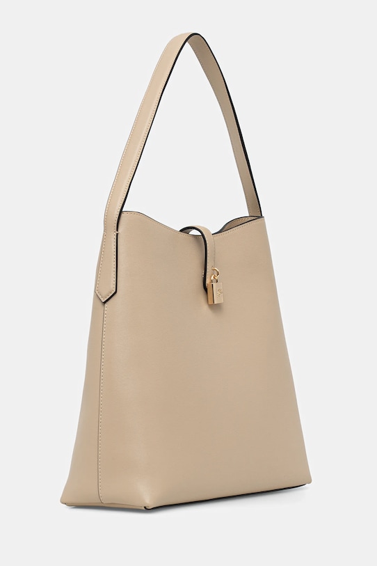 Δερμάτινη τσάντα Karl Lagerfeld K/AUTOGRAPH B1W30096 μπεζ SS26