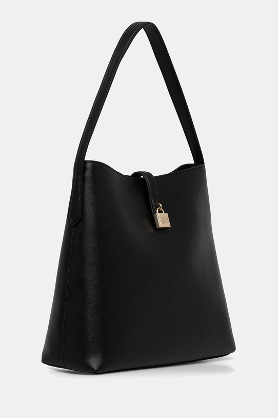 Karl Lagerfeld torebka skórzana K/AUTOGRAPH B1W30096 czarny SS26