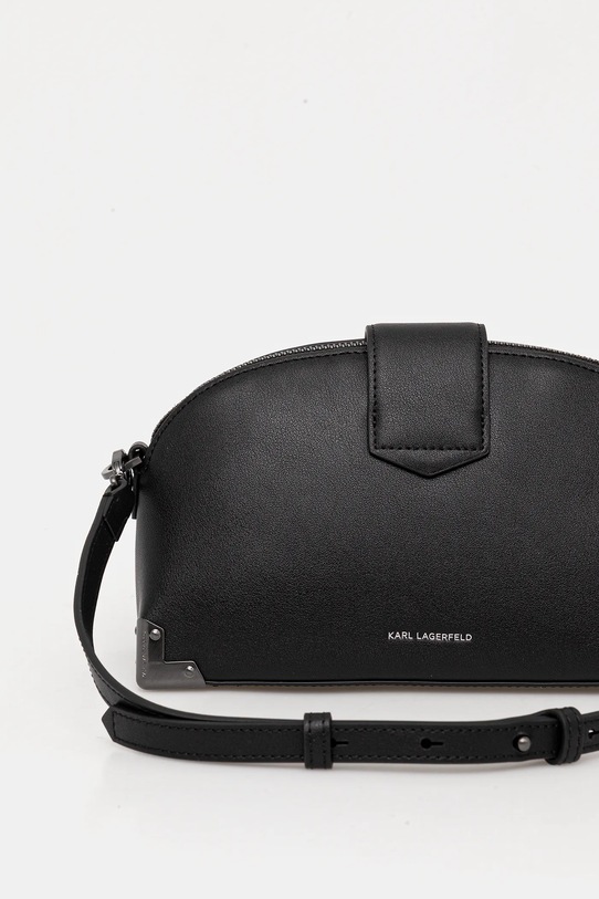Akcesoria Karl Lagerfeld torebka skórzana K/TRUNK B1W30124 czarny