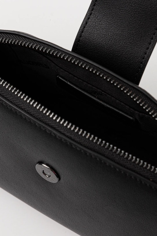 Karl Lagerfeld torebka skórzana K/TRUNK B1W30124 czarny